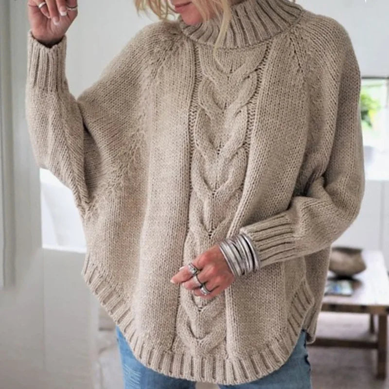 Women Sweater Casual Pullovers Basics Knitted Loose O-neck Batwing Sleeve Elegance Sweet Female Clothing-Dollar Bargains Online Shopping Australia