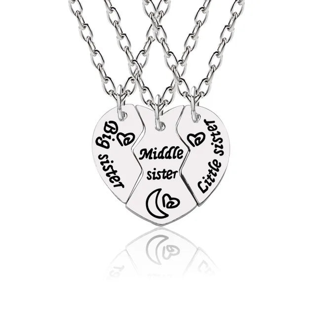 Best Friend Necklace 2-Piece Pendant Necklace Good Friend Forever Necklace Choker Friendship BFF Men And Women Jewelry Gift-Dollar Bargains Online Shopping Australia