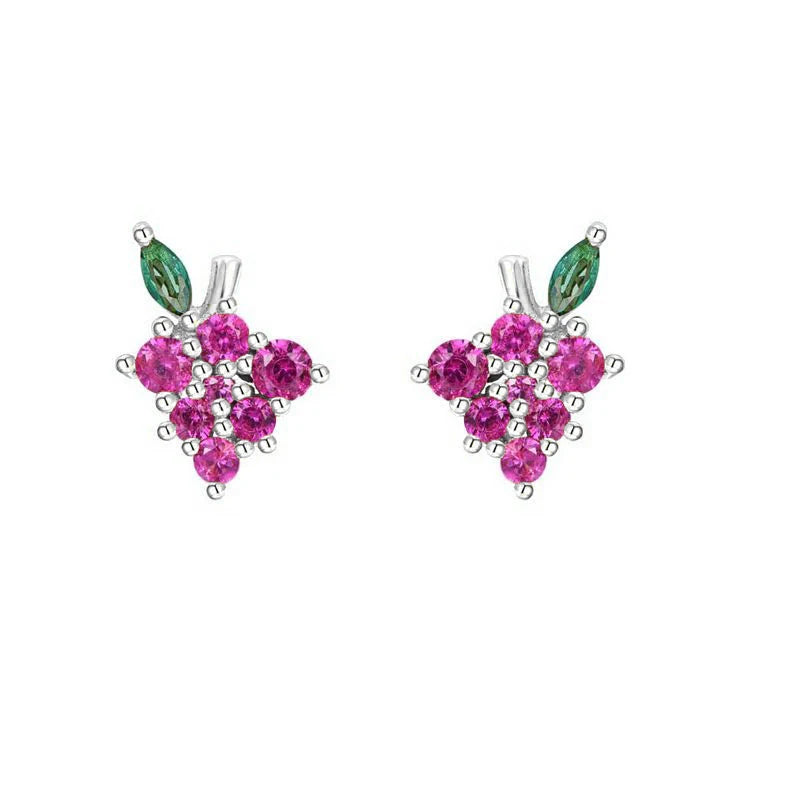 Gold Filled Stud Earrings Set For Women Ear Cuffs Colorful Zircon Dangle Hoop Earrings Fashion Party Jewelry-Dollar Bargains Online Shopping Australia