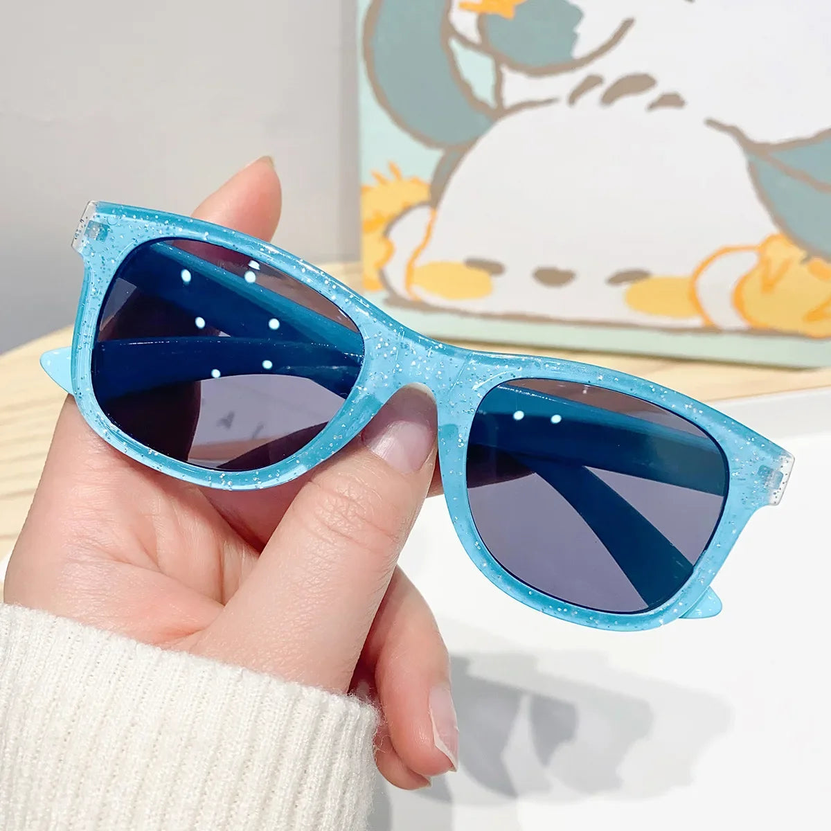 Children's Colorful Shiny Square Sunglasses Girls Cute Sun Glasses Kids Eyewear-Dollar Bargains Online Shopping Australia