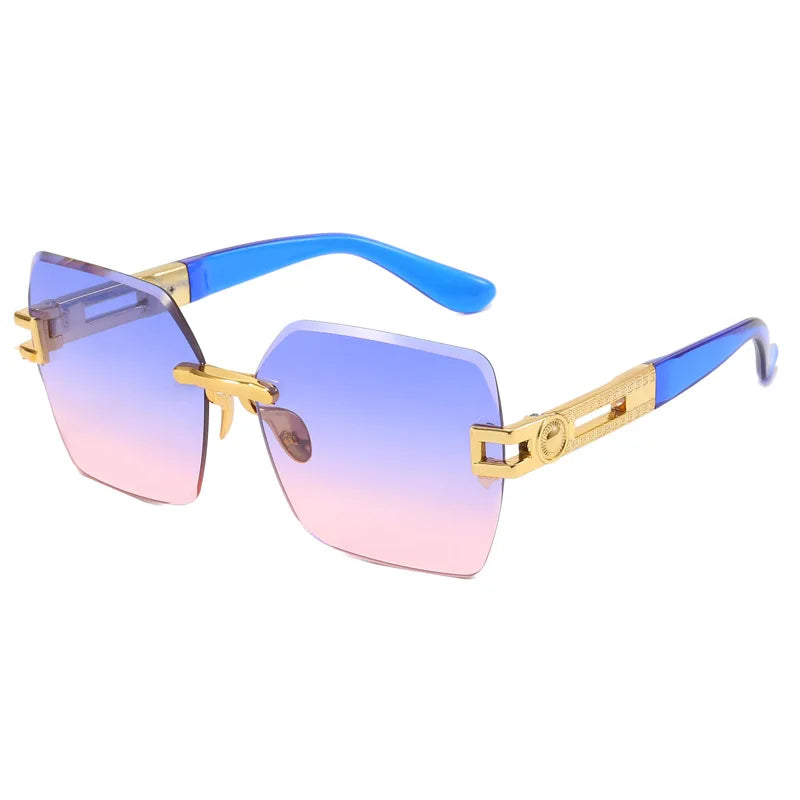 sunglasses Women Borderless Trimming Square Sun Glasses Lady's Summer Trend Eyewear UV400-Dollar Bargains Online Shopping Australia