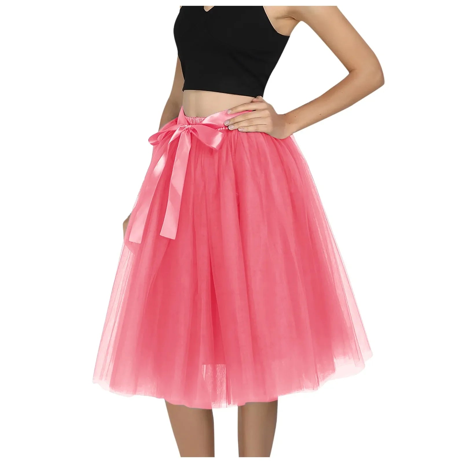 Woman clothes Skirt Women's A-line Stretchy Skater Mini Versatile Casual Flared Skirt-Dollar Bargains Online Shopping Australia