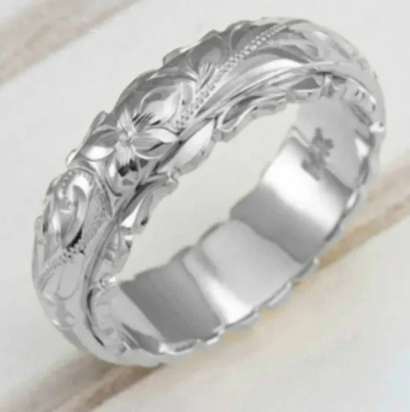 Women Carving Rose Ring Anniversary Gift Trendy Aristocats-Dollar Bargains Online Shopping Australia