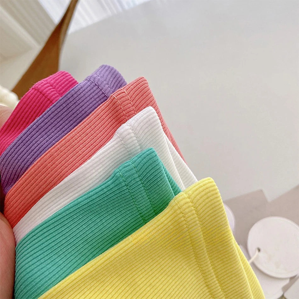 Kids Shorts Girls Candy Color Clothing Baby Elastic Waist Trousers Children Soft Fashion Safety Pants Casual Korean Bottoms-Dollar Bargains Online Shopping Australia