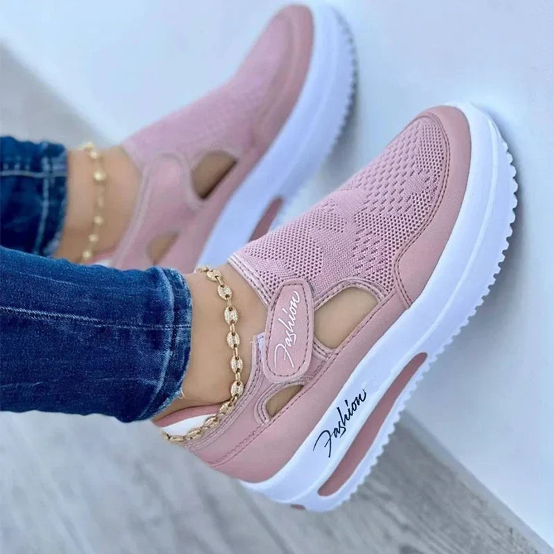 Women Sneakers High Quality Tennis Female Canvas Casual Shoes Ladies Platform Hollow Out Sport Shoes-Dollar Bargains Online Shopping Australia