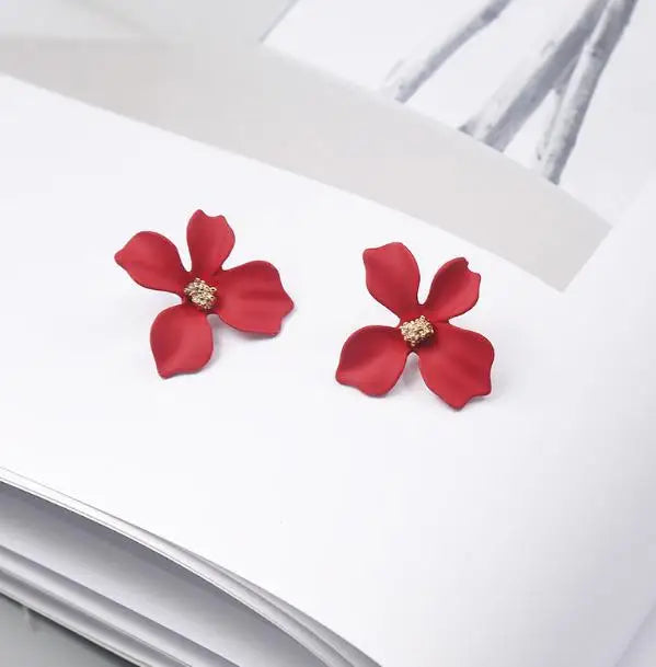 Flower Earrings For Women Fashion Sweet Earrings Woman Jewelry Colorful Earrings-Dollar Bargains Online Shopping Australia
