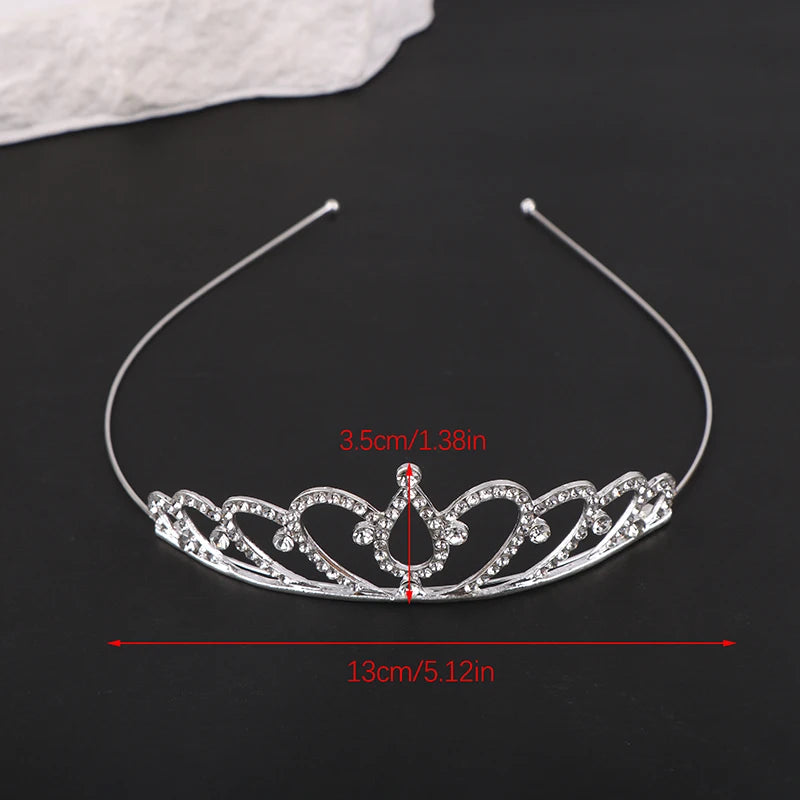Sweet Princess Tiara Birthday Party Crown Performance Party Decorative Queen Tiaras Beauty Pageant Bride Wedding Hair Jewelry-Dollar Bargains Online Shopping Australia