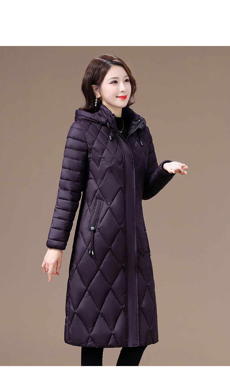 Ladies diamond quilting slim coat women padded jacket fashion jacket-Dollar Bargains Online Shopping Australia