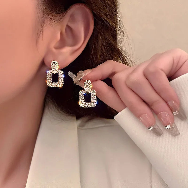 Simple Temperament Circle Pearl Earrings Fashion Small Versatile Earrings Women's Jewelry-Dollar Bargains Online Shopping Australia