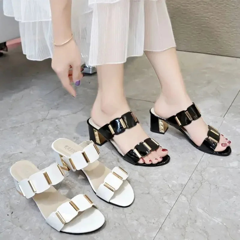 High Heel Sandals Lady Sexy Comfortable Sandals Female Cute Pu Leather-Dollar Bargains Online Shopping Australia