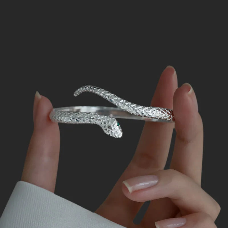 Silver Snake Shape Bracelet Charm Temperament Bracelet Birthday Party Gift Beautiful Jewelry-Dollar Bargains Online Shopping Australia