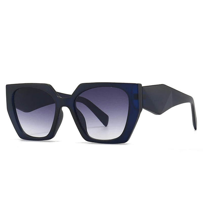 Retro Polygon Cat Eye Colorful Sunglasses Women Clear Gradient Shades UV400 Men Sun Glasses-Dollar Bargains Online Shopping Australia