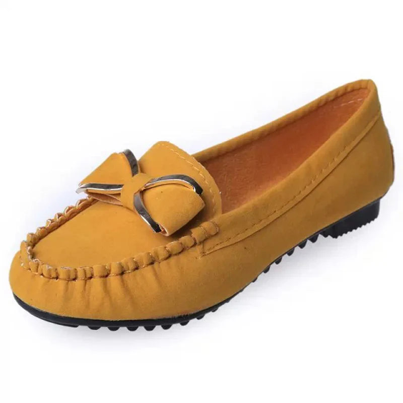 Elegant Butterfly-Knot Comfortable suede loafers Boat Shoes Comfort Slip-On Casual Walking Flats-Dollar Bargains Online Shopping Australia