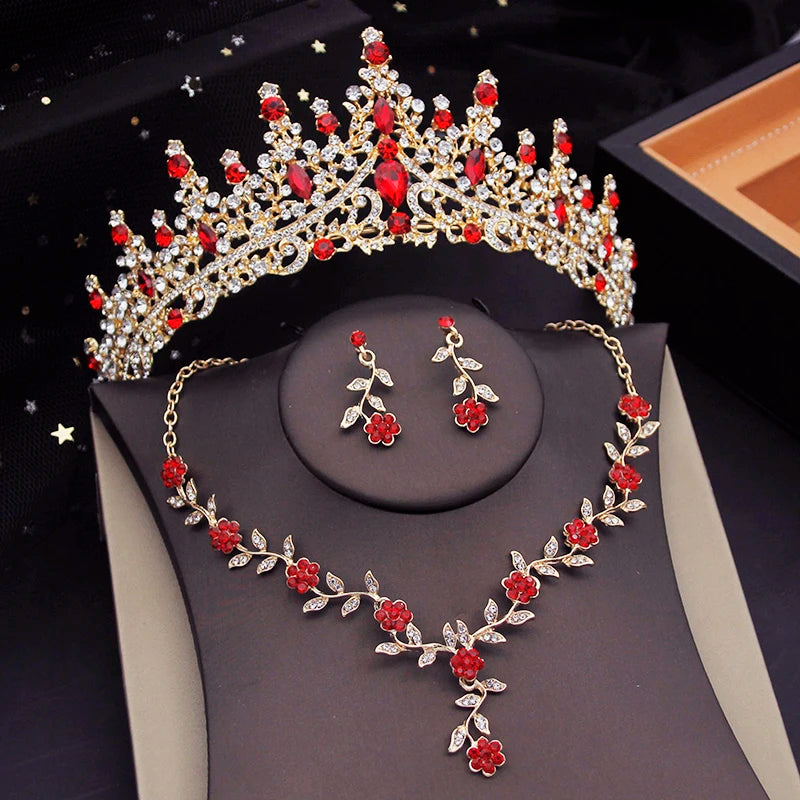 Juego De Collar Y Aretes Para Mujer Unicra Silver Bride Wedding Jewelry Sets Flower Crystal Bridal Necklace Earrings Set Leaf Prom Costume Jewelry Set Rhinestone Choker Necklace For Women And Brides (A-Silver