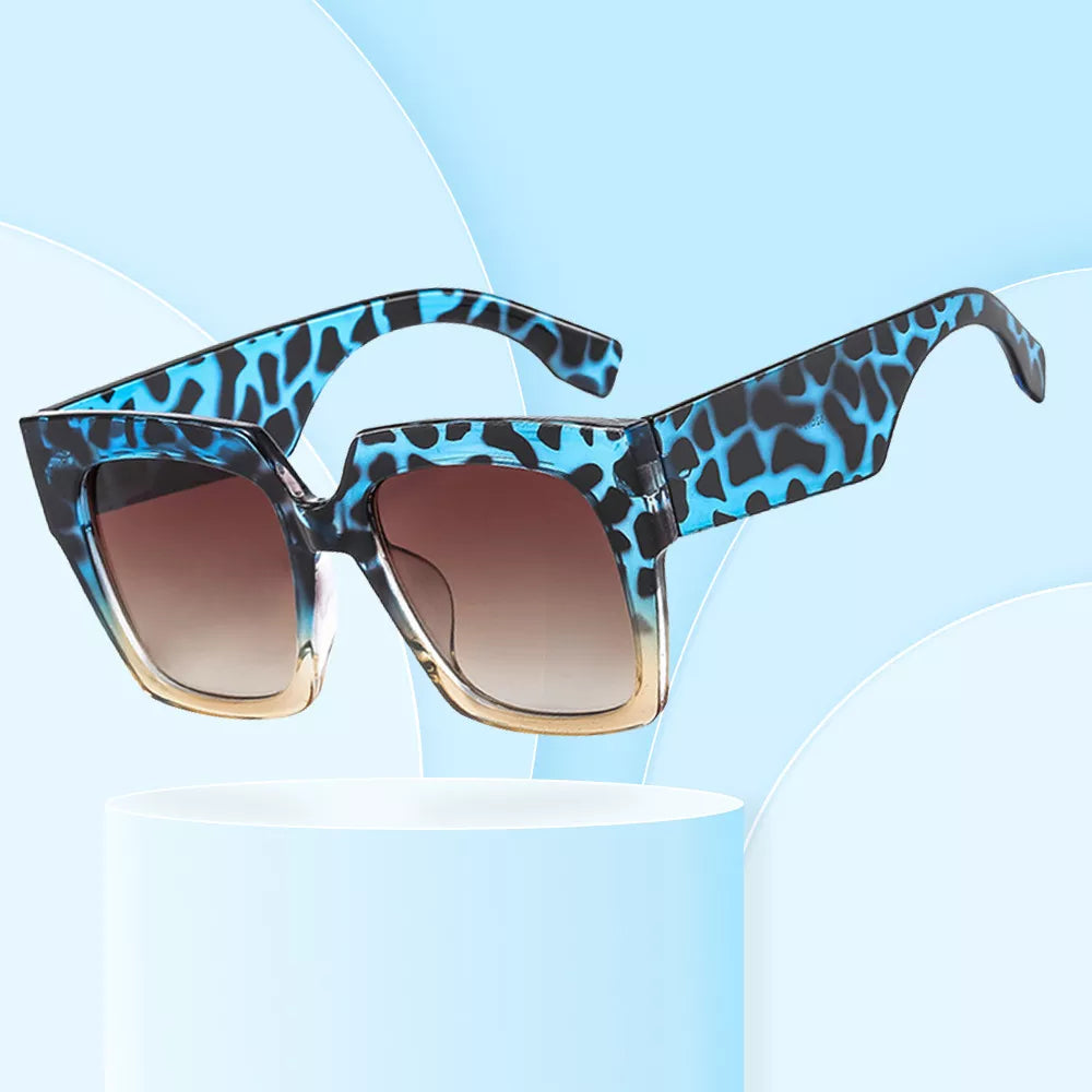 Brand Designer Sunglasses Woman Vintage Black Mirror Sun Glasses For Fashion Big Frame Glasses Gradient Sun Glasses Female UV400-Dollar Bargains Online Shopping Australia