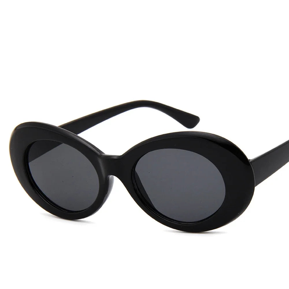 Goggle Glasses Oval Sunglasses Ladies Trendy Hot Vintage Retro Sunglasses Women's White Black Eyewear UV-Dollar Bargains Online Shopping Australia