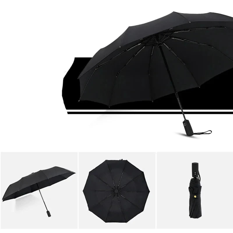 Windproof Double Layer Resistant Umbrella Fully Automatic Rain Men Women 10K Strong Luxury Business Male Large Umbrellas Parasol-Dollar Bargains Online Shopping Australia