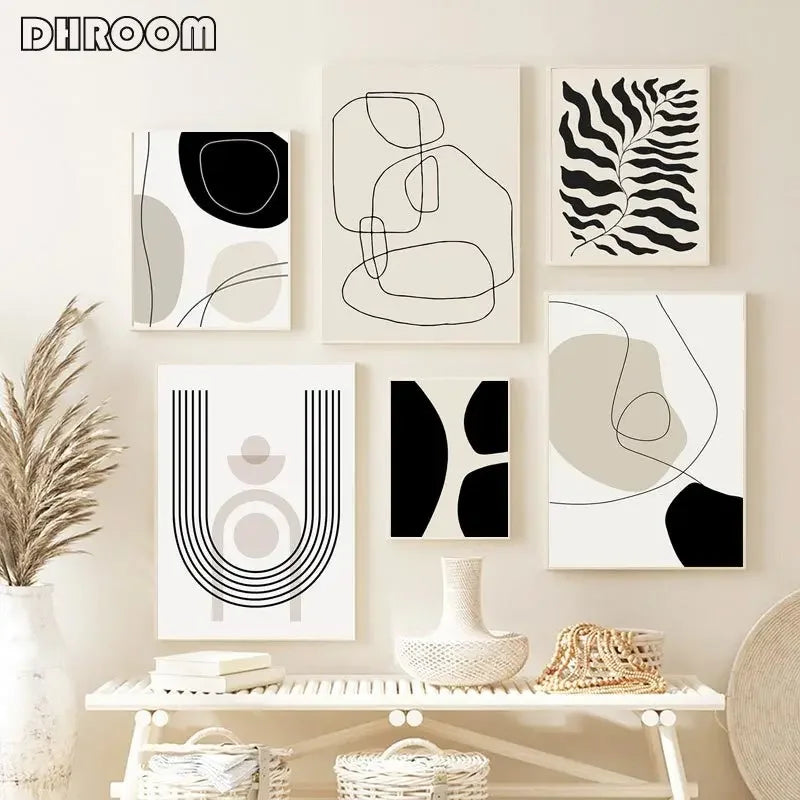 Abstract Bohemian Wall Art Poster Boho Canvas Paintings on The Wall Picture for Living Room Interior Painting Room Decoration-Dollar Bargains Online Shopping Australia