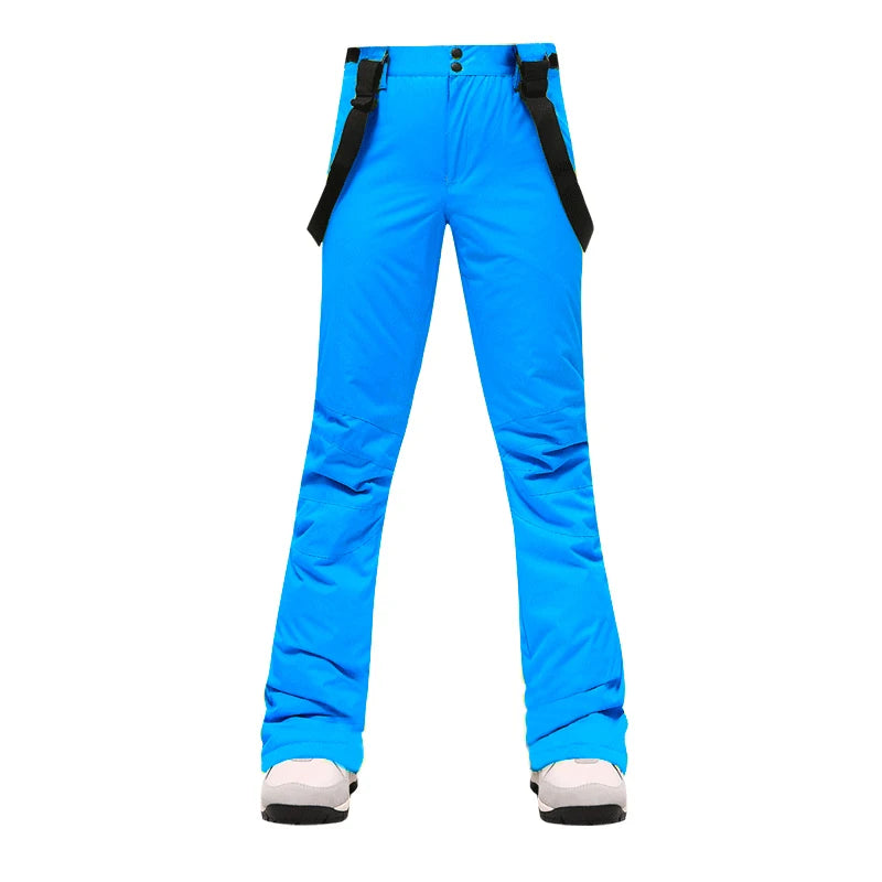 Ski Pants Women Thicken Windproof Waterproof Winter Snow Pants Outdoor Sports Snowboarding Warm Breathable Overalls-Dollar Bargains Online Shopping Australia