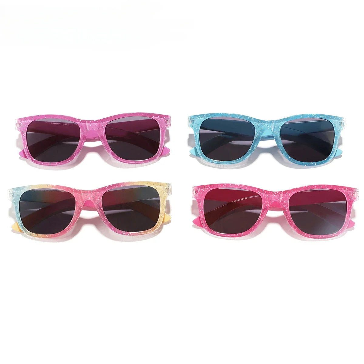 Children's Colorful Shiny Square Sunglasses Girls Cute Sun Glasses Kids Eyewear-Dollar Bargains Online Shopping Australia