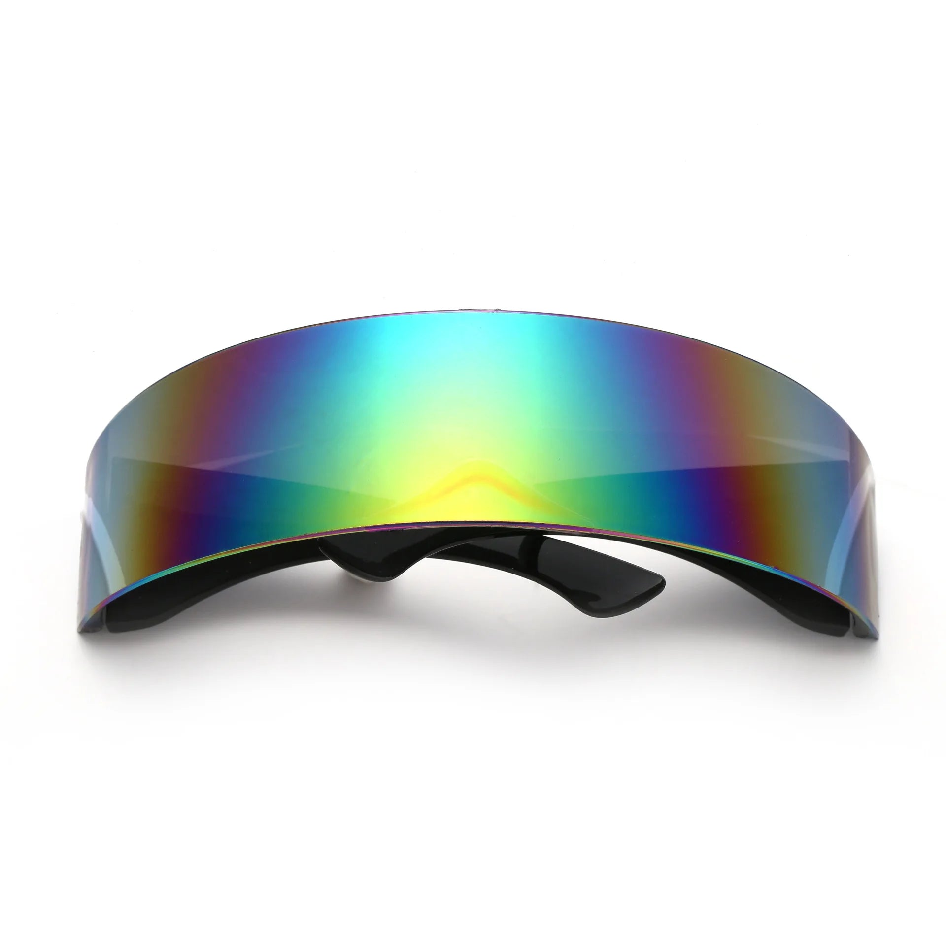 Women Future Technology Sunglasses Y2K Laser Eyeglasses Anti UV400 One Peice Mirrored Lens Eyewear Glasses Men Glasses-Dollar Bargains Online Shopping Australia