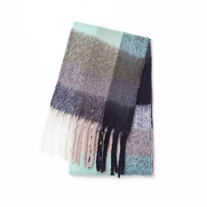 Winter Thick Warm Scarf Women Cashmere Shawl and Wraps Pashmina Neckerchief Female Long-Dollar Bargains Online Shopping Australia