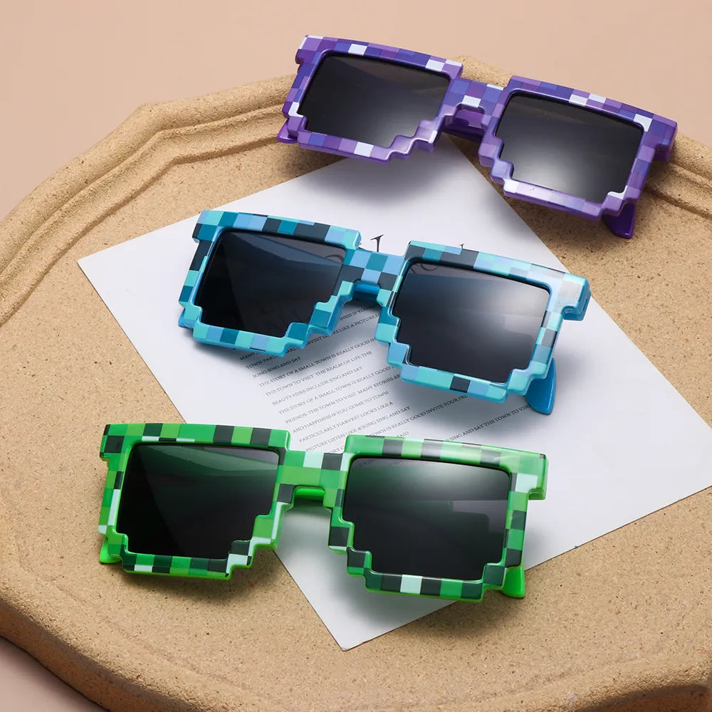 Kids Sunglasses Funny Sun Glasses Cosplay Action Game Toy Square Glasses Pixel Thug Life Eyewear Children's Gift-Dollar Bargains Online Shopping Australia