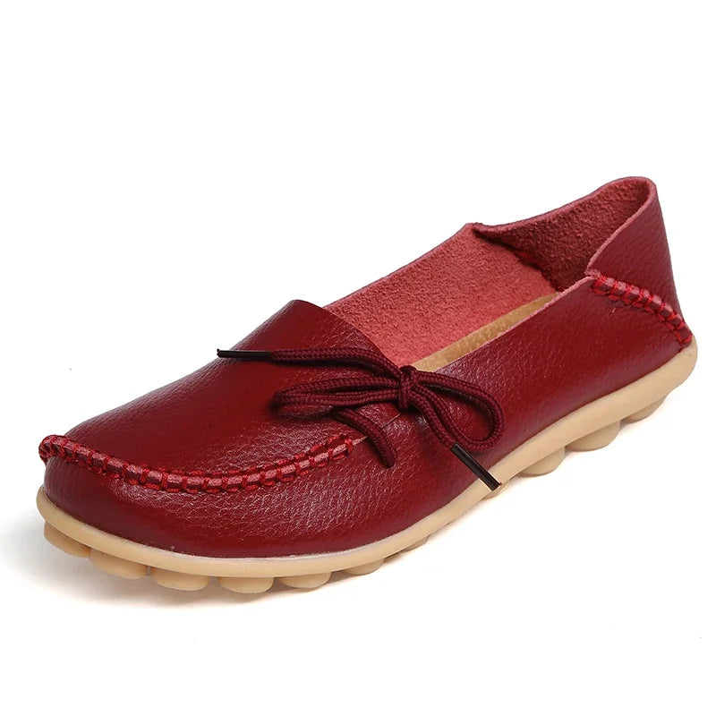 Shoes Women Moccasins Flats Woman Loafers Genuine Leather Female Shoes Slip On Ballet Nurse-Dollar Bargains Online Shopping Australia