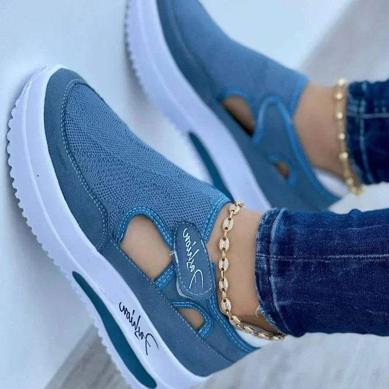 Women Sneakers High Quality Tennis Female Canvas Casual Shoes Ladies Platform Hollow Out Sport Shoes-Dollar Bargains Online Shopping Australia