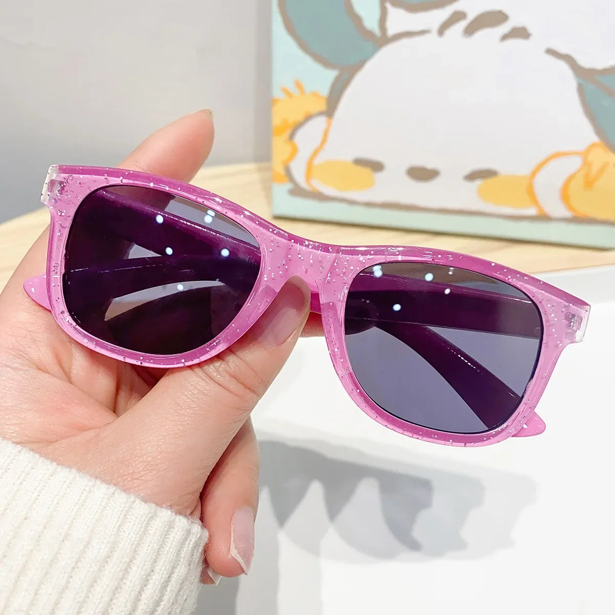 Children's Colorful Shiny Square Sunglasses Girls Cute Sun Glasses Kids Eyewear-Dollar Bargains Online Shopping Australia