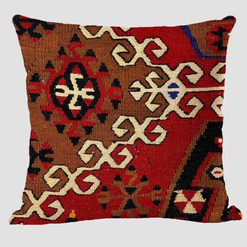 Bohemian Patterns Linen Cushions Case Multicolors Abstract Ethnic Geometry Print Decorative Pillows Case Living Room Sofa Pillow-Dollar Bargains Online Shopping Australia