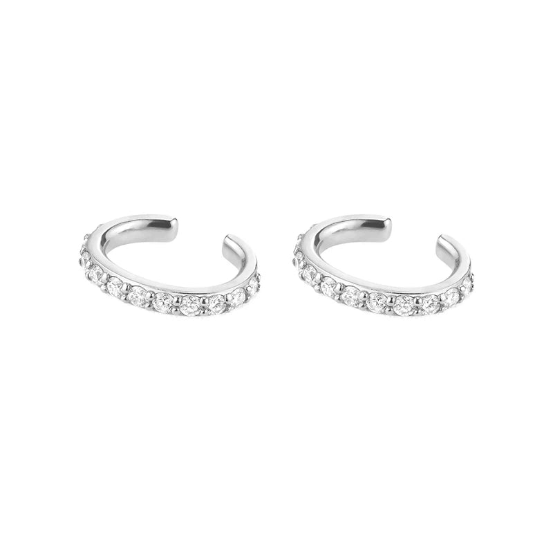 Gold Filled Stud Earrings Set For Women Ear Cuffs Colorful Zircon Dangle Hoop Earrings Fashion Party Jewelry-Dollar Bargains Online Shopping Australia