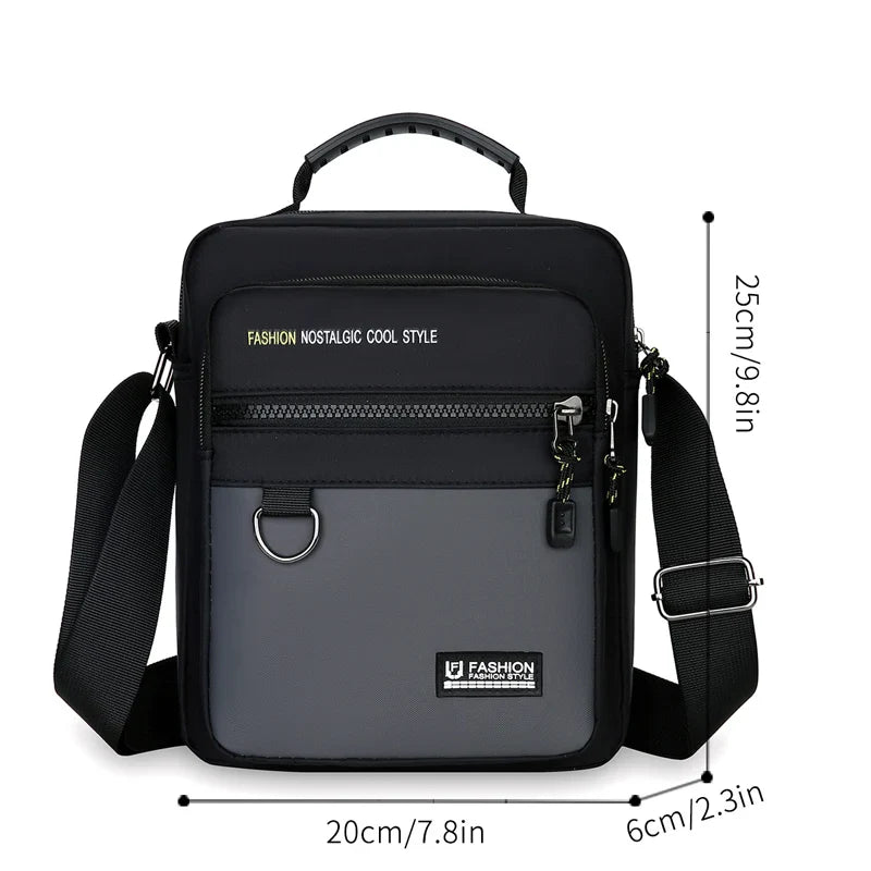 Men's Bag Handbag Lightweight Oxford Men's Purse Small Shoulder Bag Stylish Elegant Men's Bag Messenger Bag