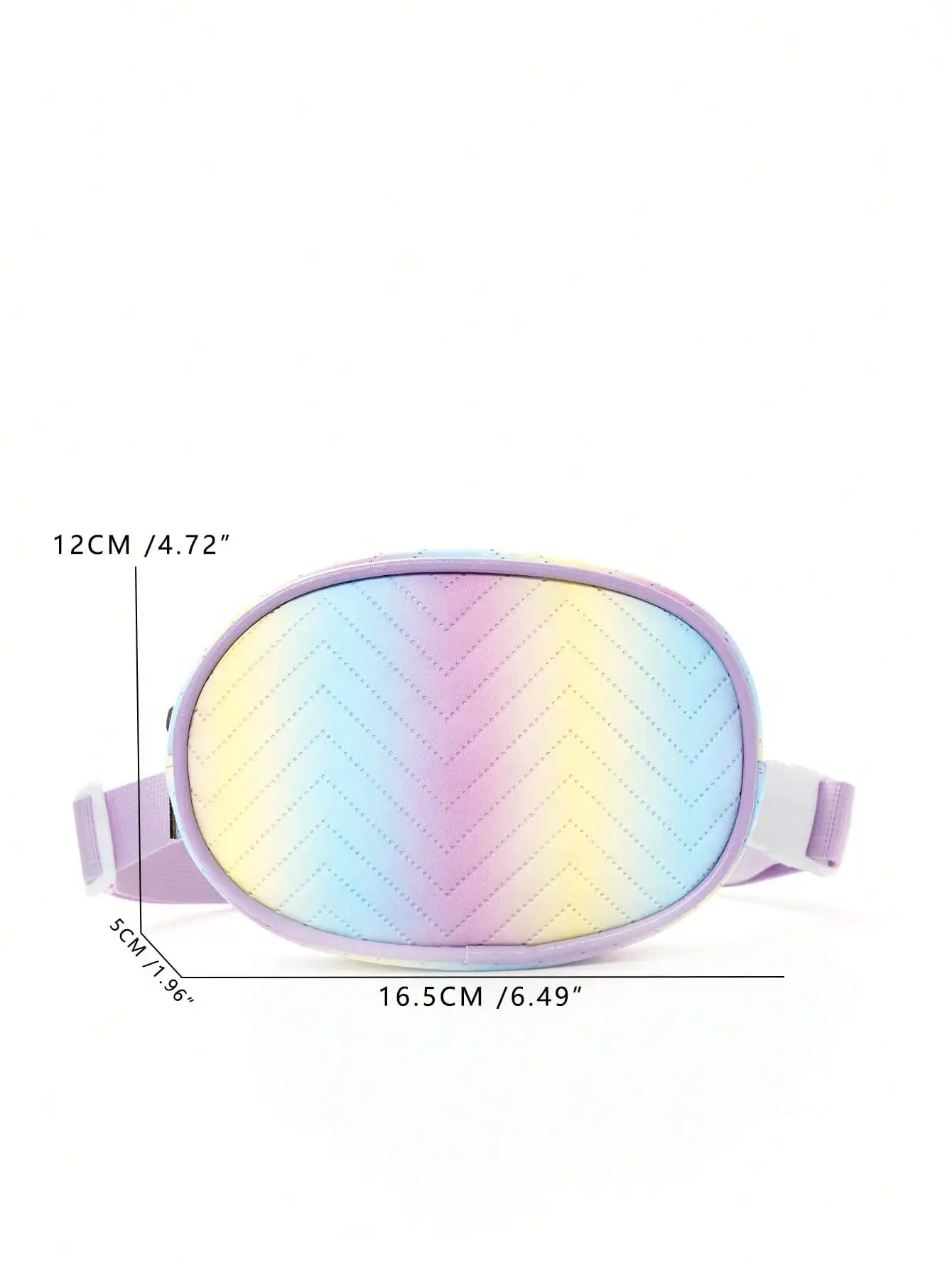 Girls Ombre Fanny Pack Chevron Detail With Zipper PU