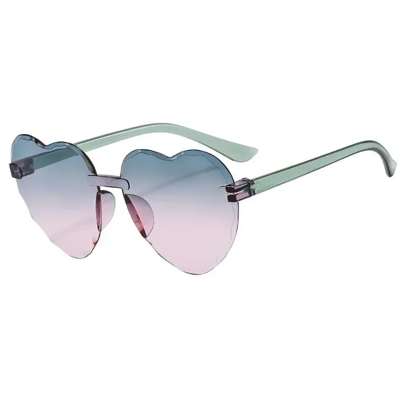Children's Adult Peach Heart Sunglasses Trend Love Baby Sunglasses Cute Glasses Retro Sunglasses-Dollar Bargains Online Shopping Australia