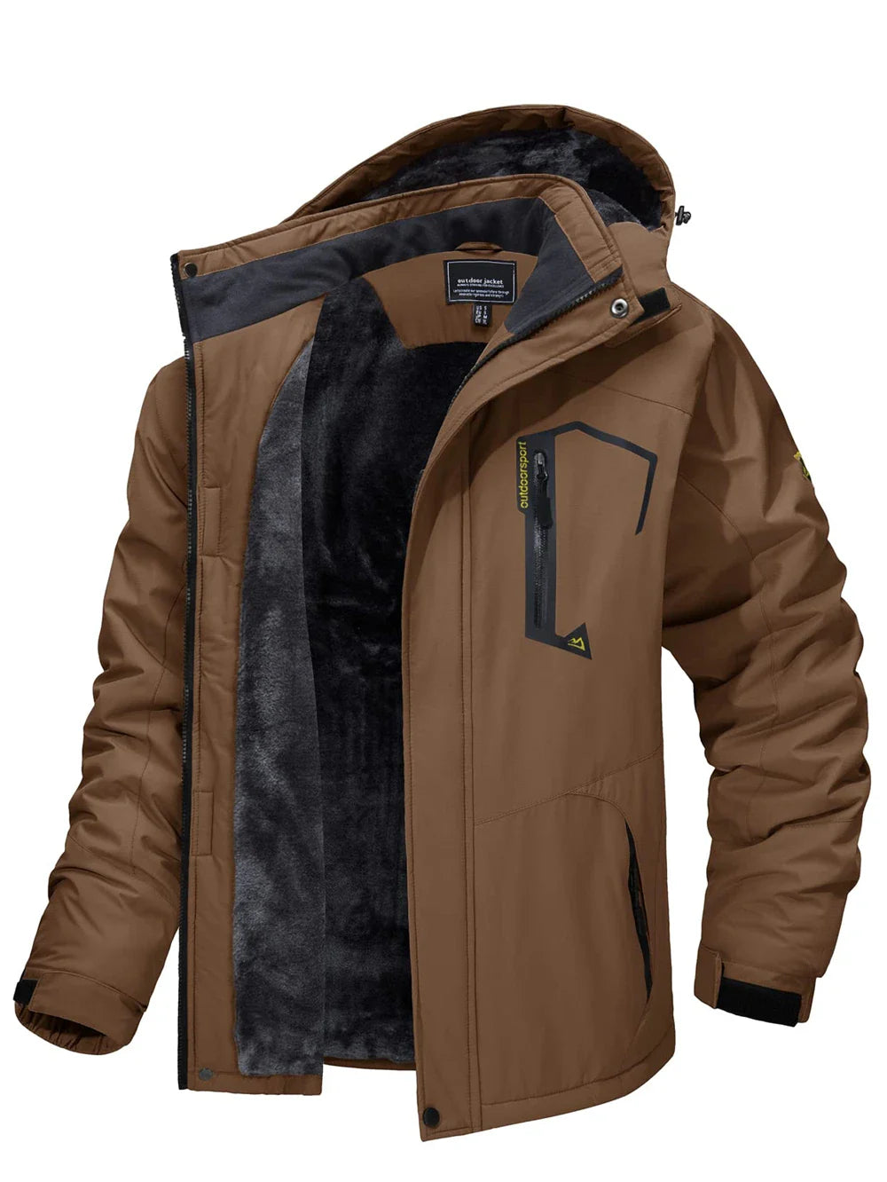 Fleece Lining Mountain Jackets Mens Hiking Jackets Outdoor Removable Hooded Coats Ski Snowboard Parka Winter Outwear-Dollar Bargains Online Shopping Australia