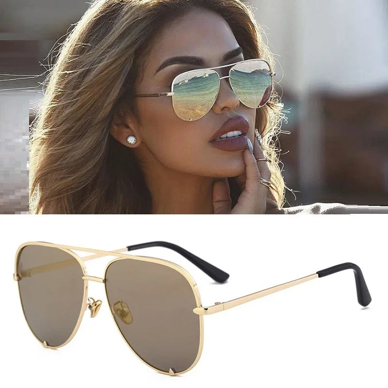 Pilot Aviation Sunglasses Women Shades Retro Classic Gradient Sun Glasses Female Male Luxury Brand Designer-Dollar Bargains Online Shopping Australia