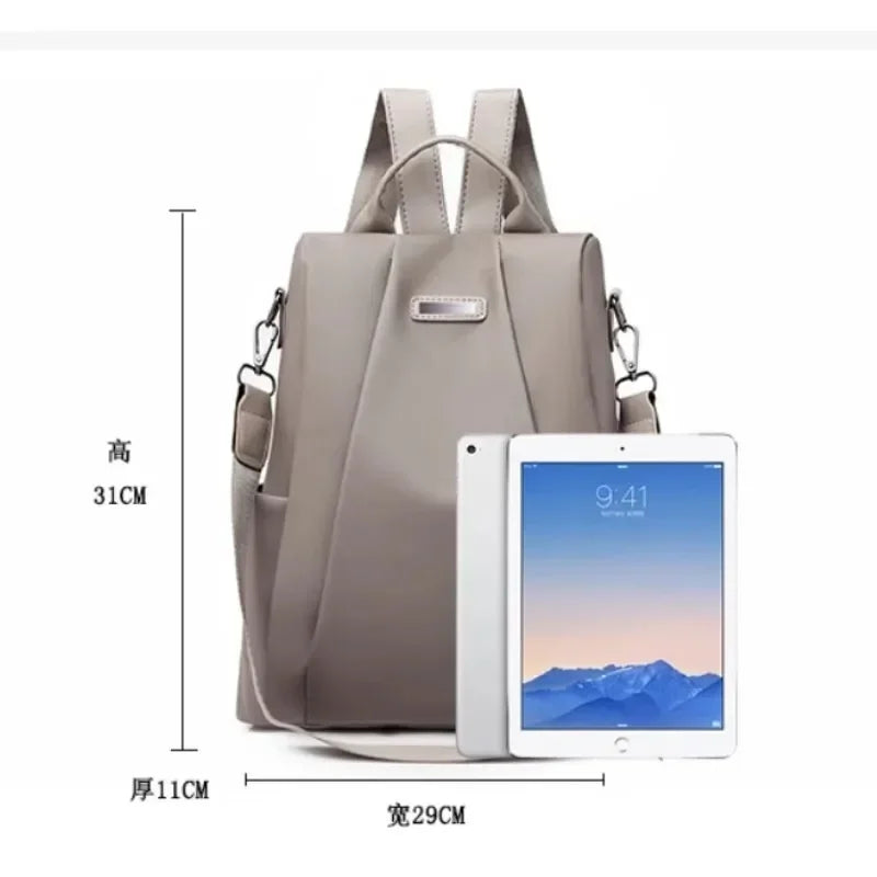 1PC Anti Theft Backpack Women Backpacks Fashion Multifunctional Travel Backpack Waterproof Large Capacity Bag Women Schoolbag