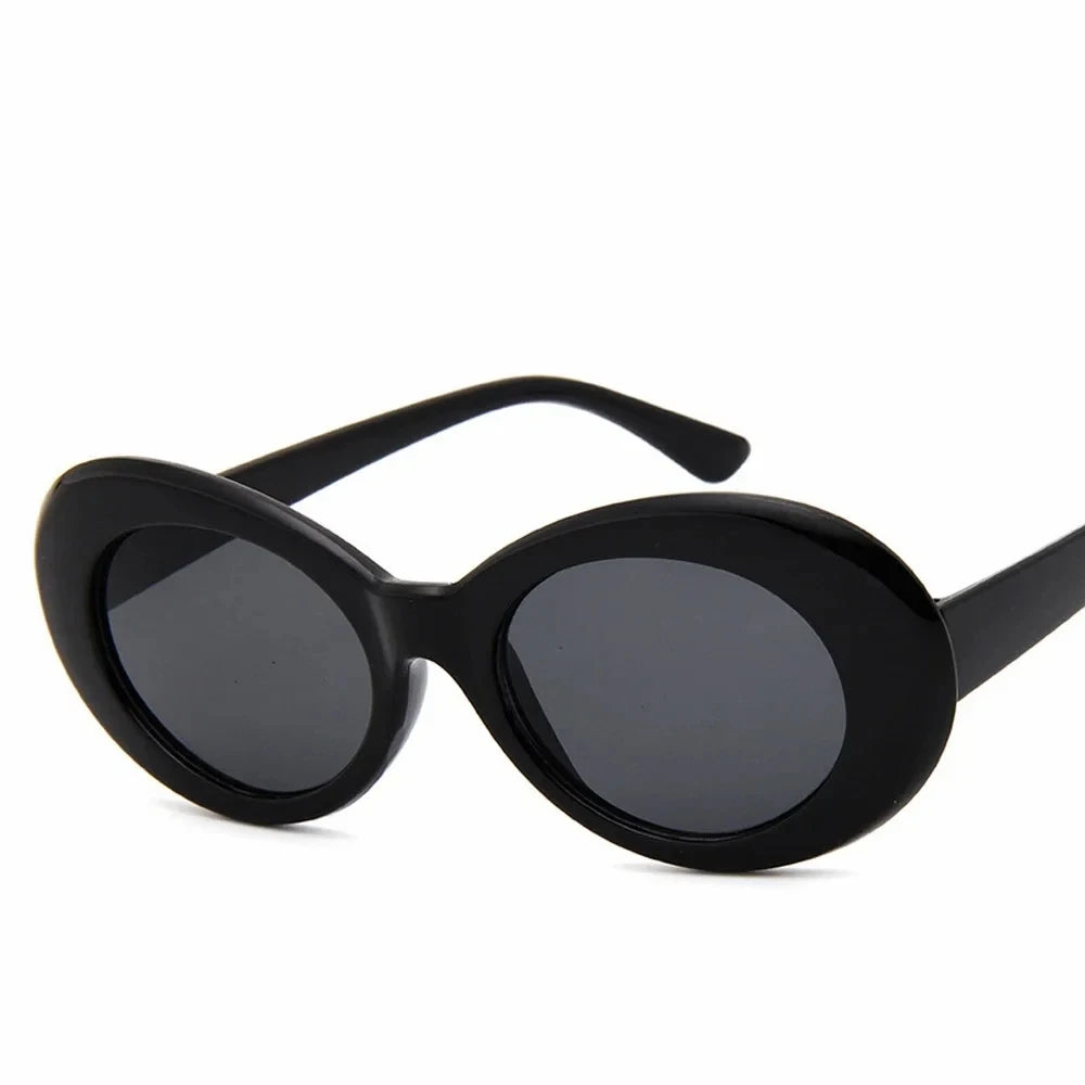 Goggle Glasses Oval Sunglasses Ladies Trendy Hot Vintage Retro Sunglasses Women's White Black Eyewear UV-Dollar Bargains Online Shopping Australia