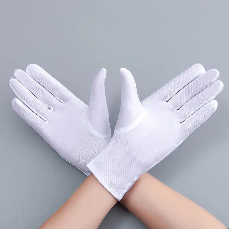 Thin Ice Silk Gloves Spring Cycling Driving Black White Gloves Training Sun Protection-Dollar Bargains Online Shopping Australia