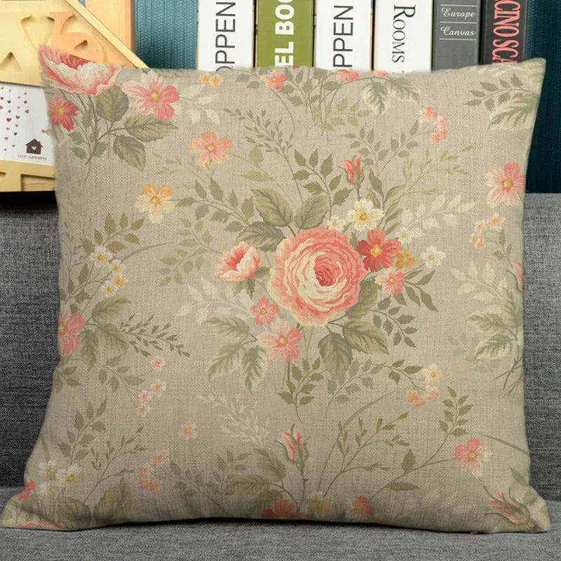 Nordic plant print cushion home decorative pillow 45x45cm pillowcase Modern sofa Decor tropical leaves seat back-Dollar Bargains Online Shopping Australia