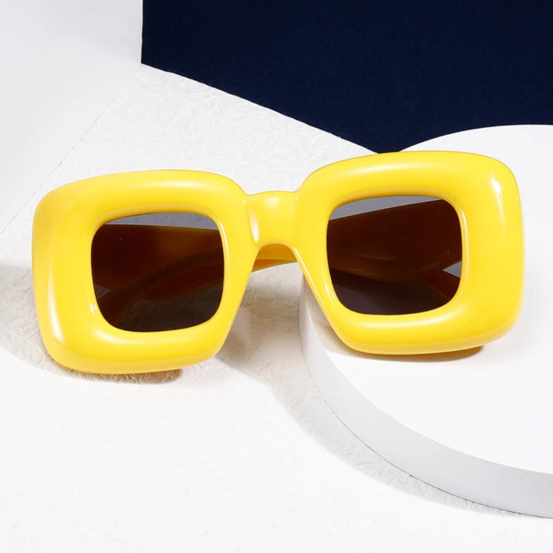 Colorful Square Sunglasses Women Brand Designer UV400 Men Y2K Sun Glasses-Dollar Bargains Online Shopping Australia