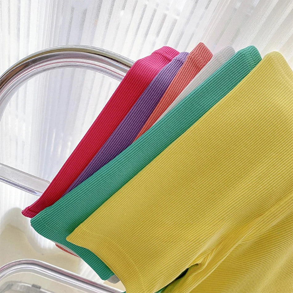 Kids Shorts Girls Candy Color Clothing Baby Elastic Waist Trousers Children Soft Fashion Safety Pants Casual Korean Bottoms-Dollar Bargains Online Shopping Australia