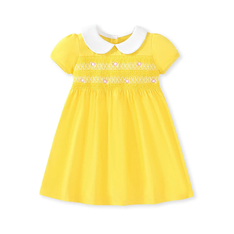 Girls Casual Clothes Cotton Lovely Kids Summer Dress for Toddler Infant Children-Dollar Bargains Online Shopping Australia