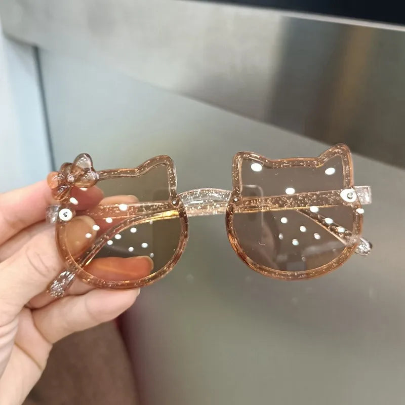 Summer Children Cute Sunglasses Acrylic Bow Outdoor UV Protection Sun Glasses Baby Girls Classic Kids Boy UV400 Eyewear-Dollar Bargains Online Shopping Australia