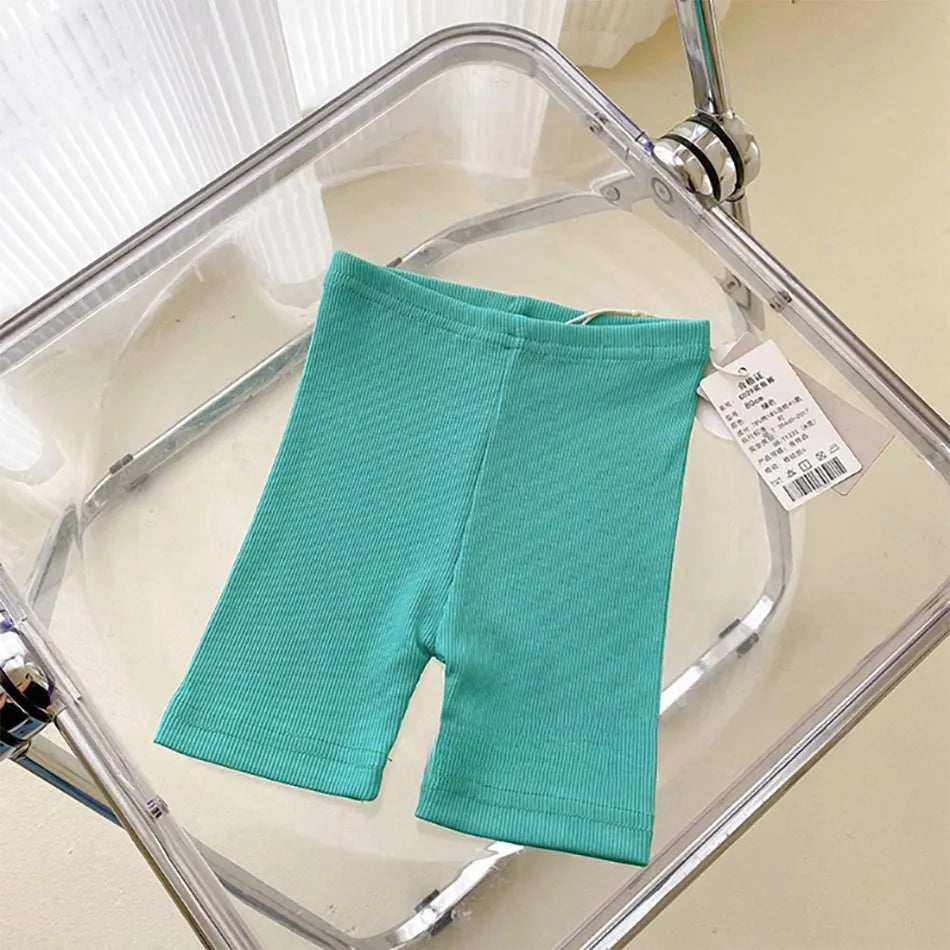 Kids Shorts Girls Candy Color Clothing Baby Elastic Waist Trousers Children Soft Fashion Safety Pants Casual Korean Bottoms-Dollar Bargains Online Shopping Australia
