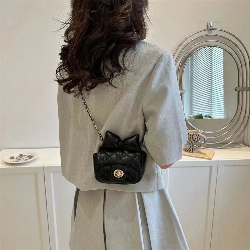 Mini Designer Luxury Shoulder Bag Toddler Princess Baby Girls Pink Bow Handbag Little Girl Cute Crossbody Purse-Dollar Bargains Online Shopping Australia