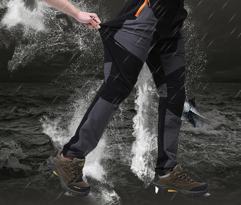 Men Male Summer Thin Breathable Elastic Camping Trekking Fishing Climbing Hiking Outdoor Trousers Quick Dry Sport Pants-Dollar Bargains Online Shopping Australia