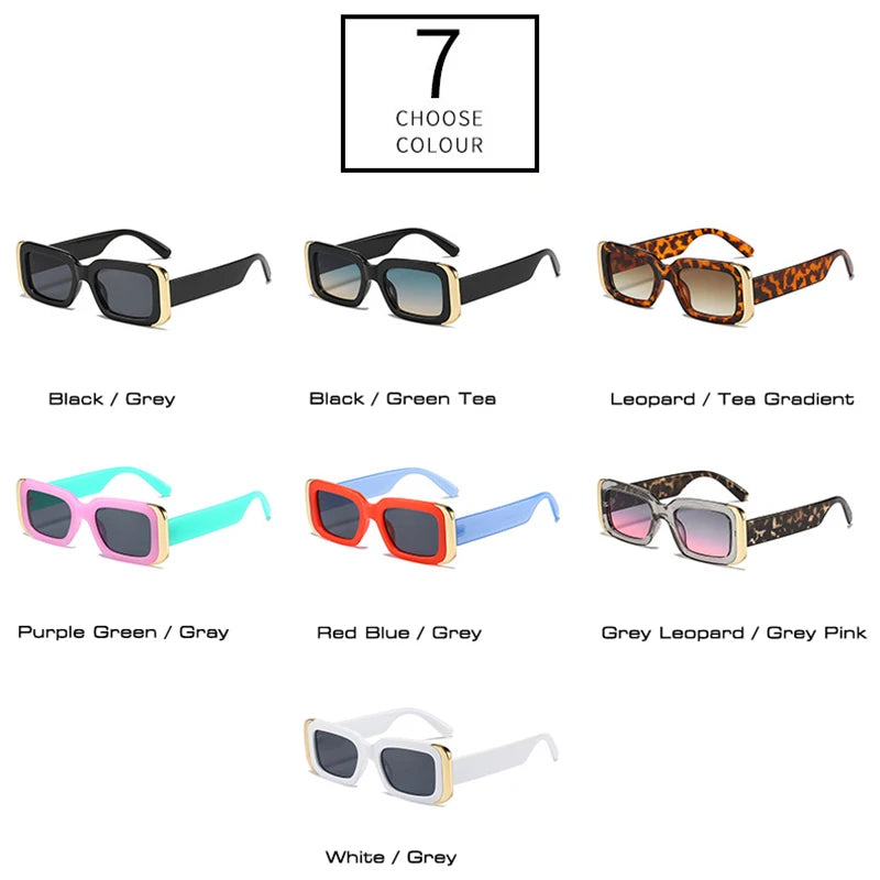 Square Sunglasses Women Retro Brand Designer Jelly Color Shades UV400 Men Gradient Sun Glasses-Dollar Bargains Online Shopping Australia