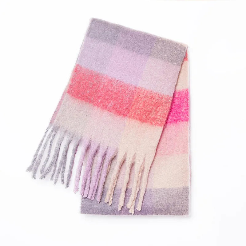 Winter Thick Warm Scarf Women Cashmere Shawl and Wraps Pashmina Neckerchief Female Long-Dollar Bargains Online Shopping Australia